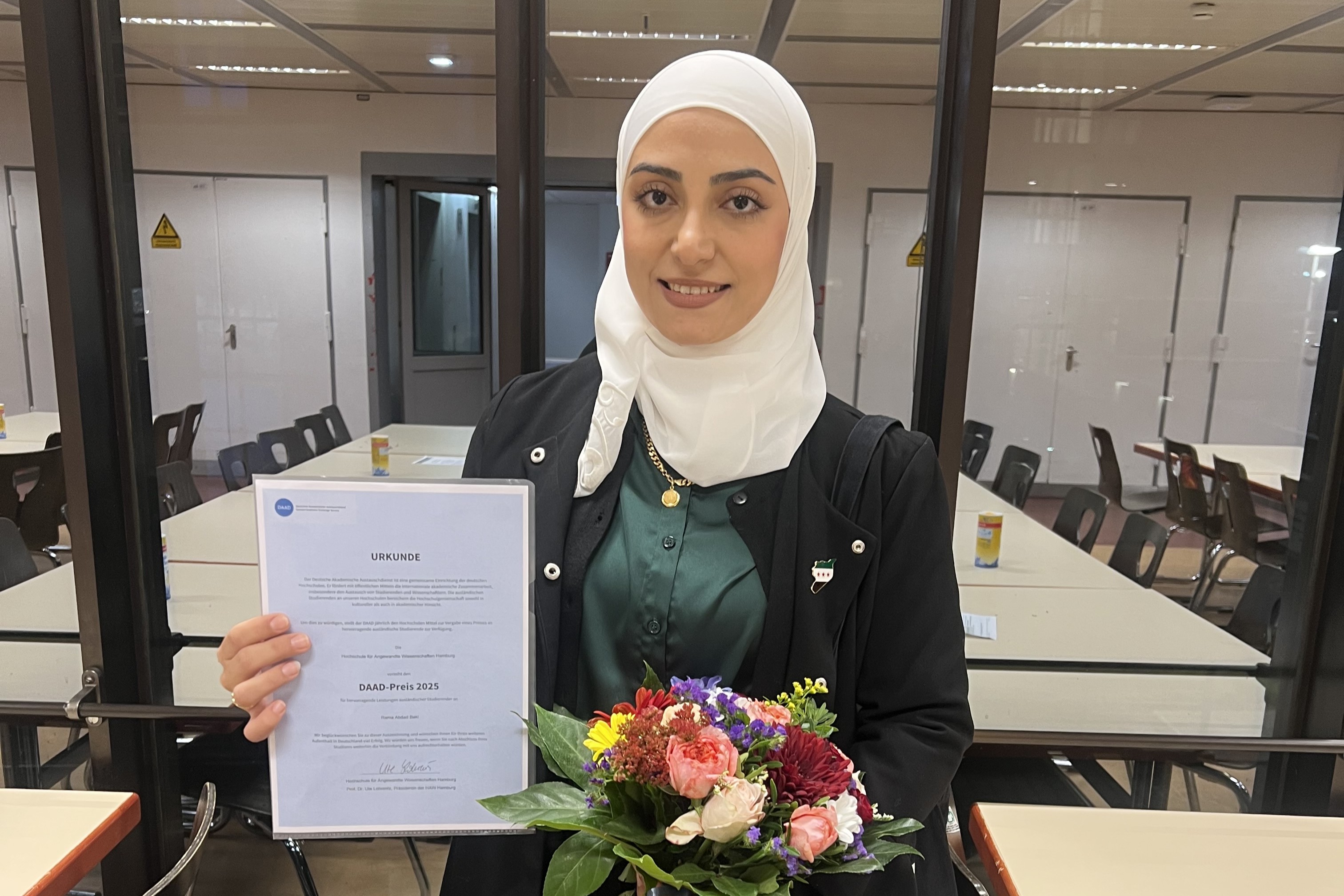 Rama Abdad Baki, DAAD-Preisträgerin 2025
Rama Abdad Baki, DAAD-Preisträgerin 2025