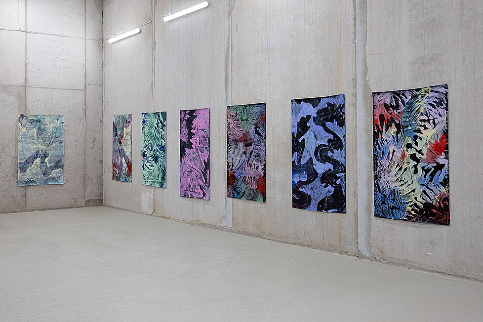 Ausstellungsansicht Tabea Mertens Kunst Kommunikationsdesignerin Tabea Mertens