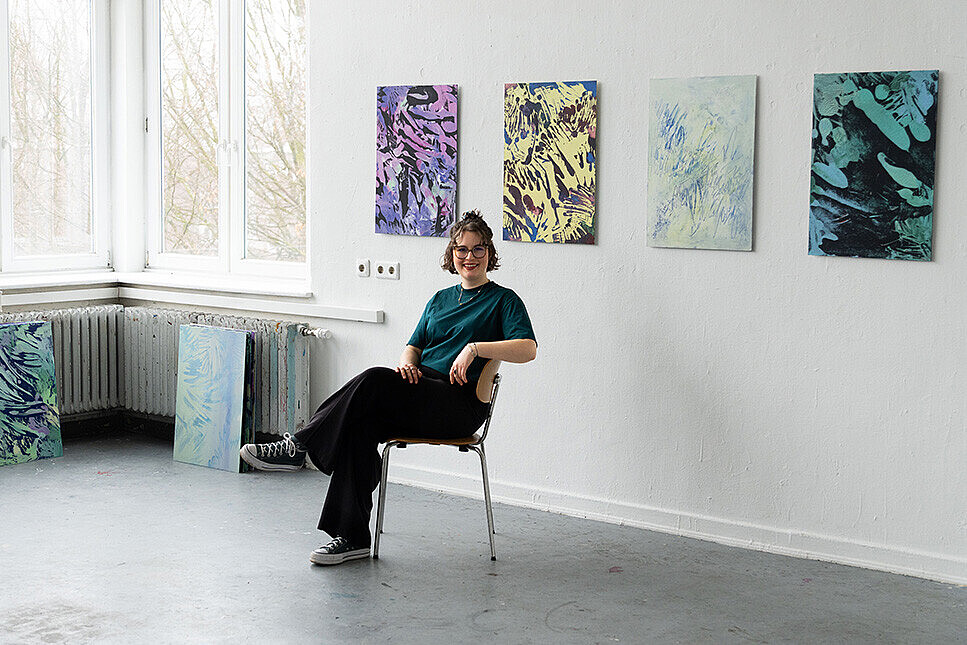 Porträt Tabea Mertens Arbeiten der Kommunikationsdesignerin Tabea Mertens