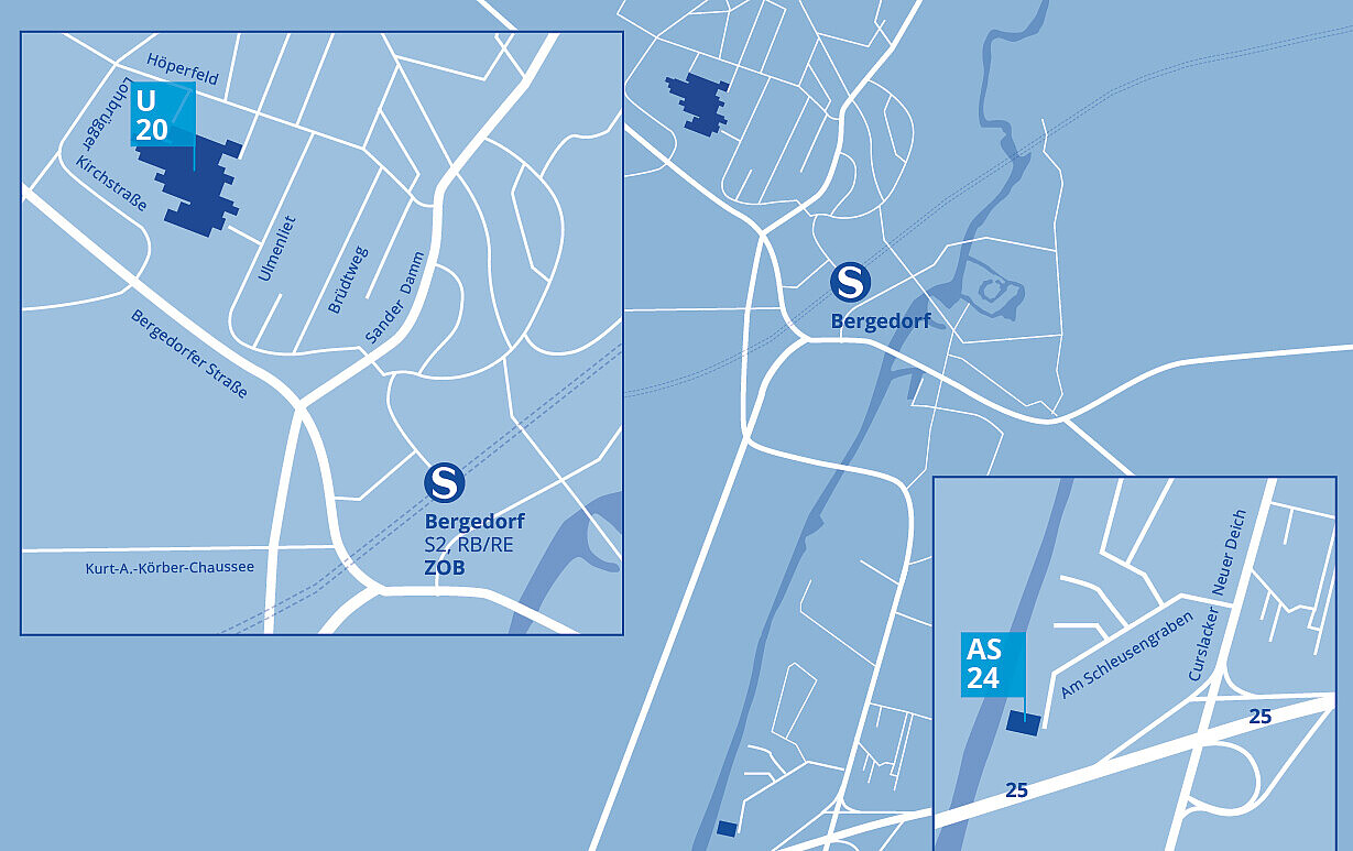 Lageplan des Campus Bergedorf
Lageplan des Campus Bergedorf